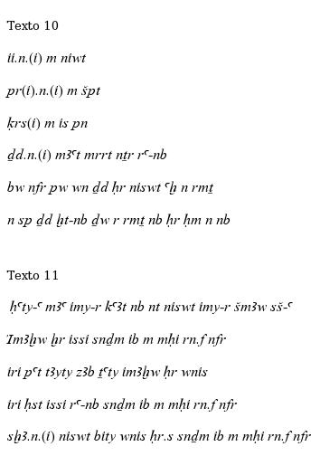 texto
transliterado